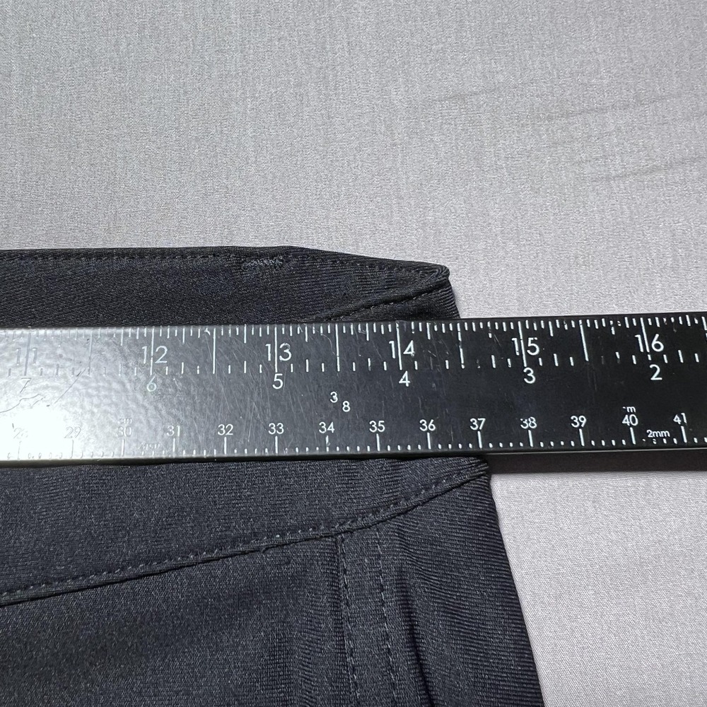 Lululemon Bust A Move Moto Skinny‎ Pants Womens Black Tech Utility Zip 29x26 - Picture 11 of 15
